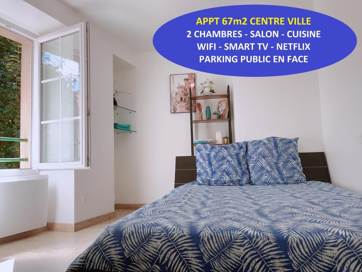 Apt 67M2 Hyper Centre: 2 Chambres, Cuisine Tv Wifi Fontenay-le-Comte Kültér fotó